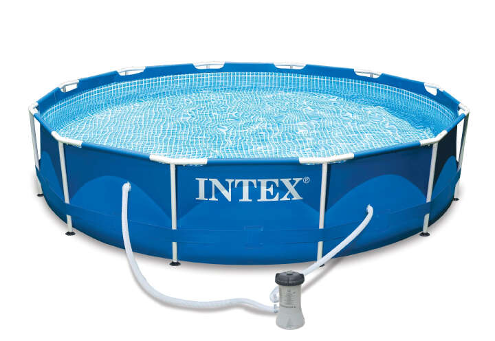 INTEX Metall Frame Pool mit GS-Pumpe